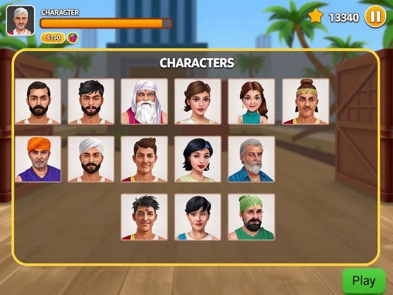 Volley Warriors Hindustani Character Selection